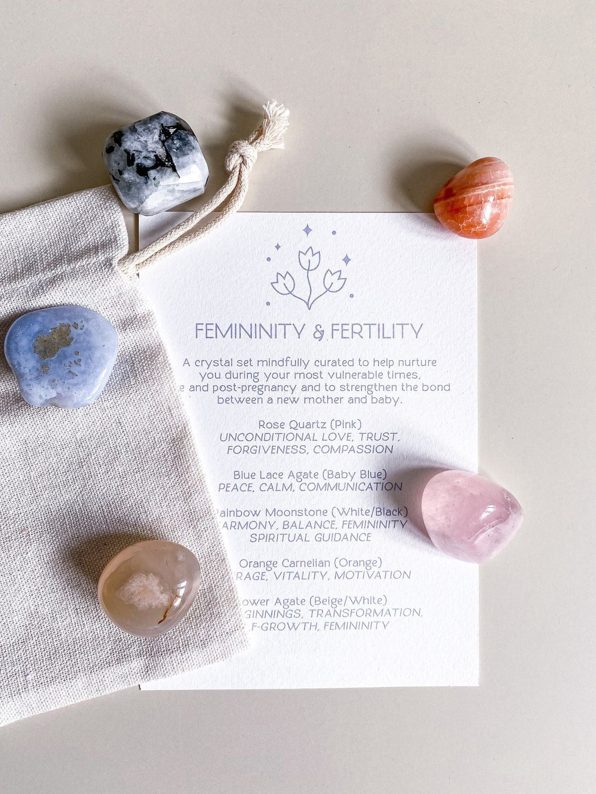 Stone Magic——Natural Crystal Healing Set