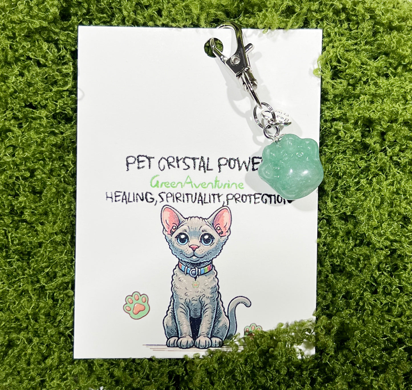 Crystal Cat Paw Pet Pendant——Gentle Comfort for the Soul