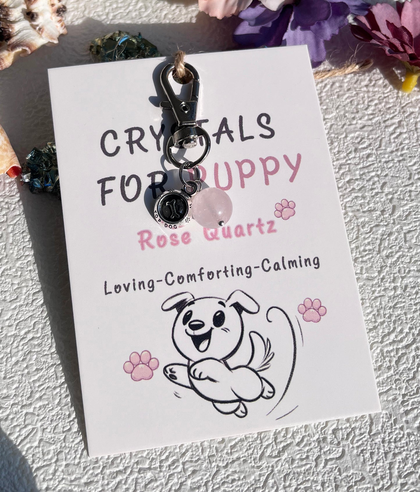 A Touch of Elegance and Energy for Your Dog: Crystal Pendant for Dog Collars