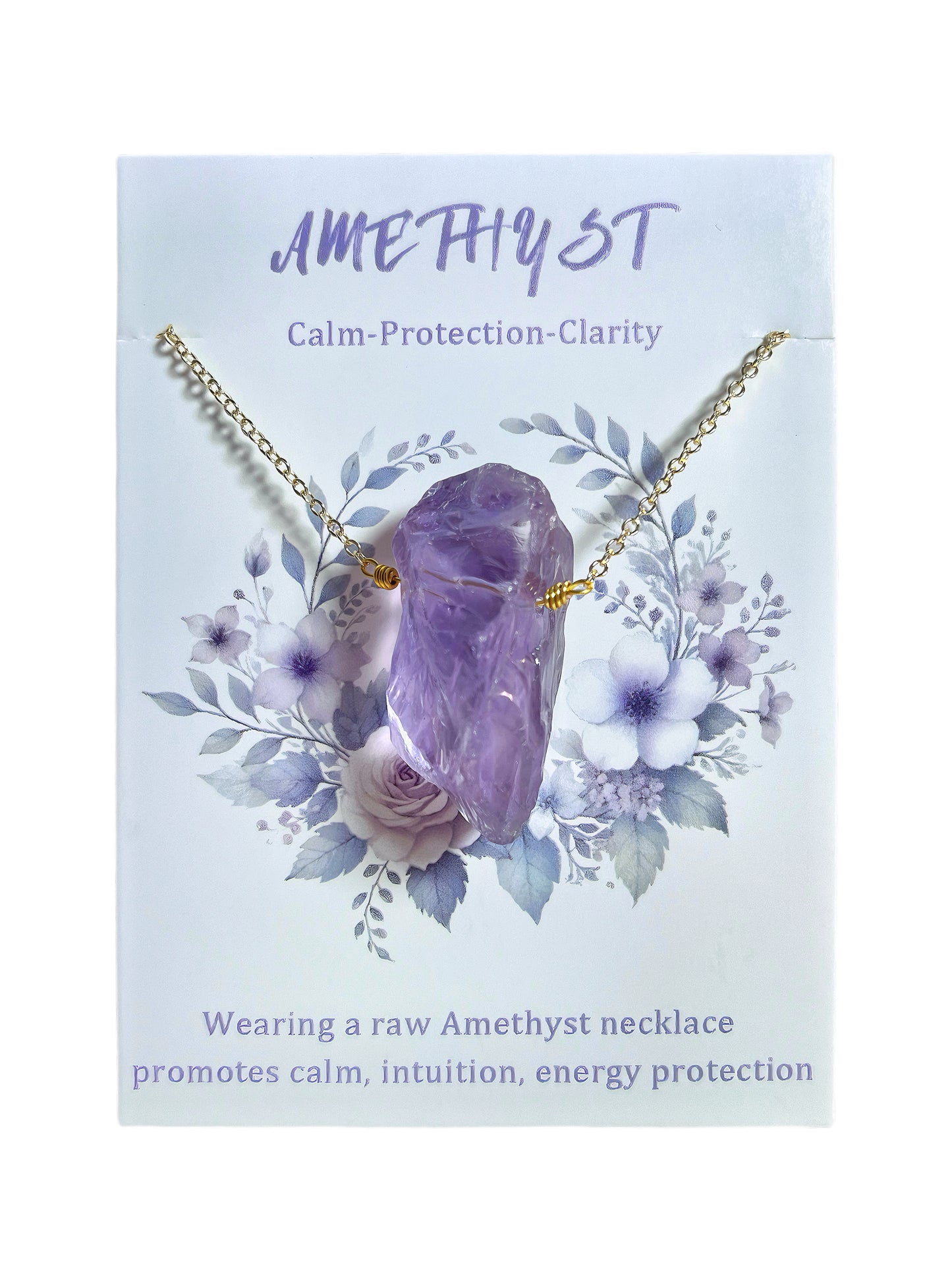 Raw Amethyst Necklace