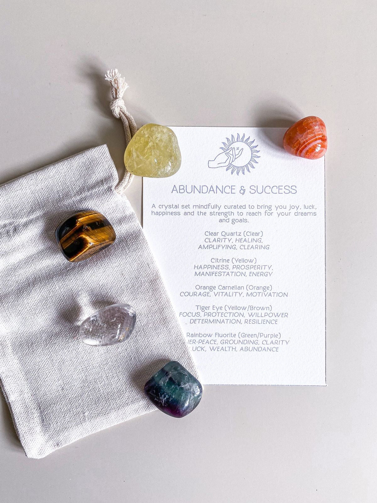 Stone Magic——Natural Crystal Healing Set