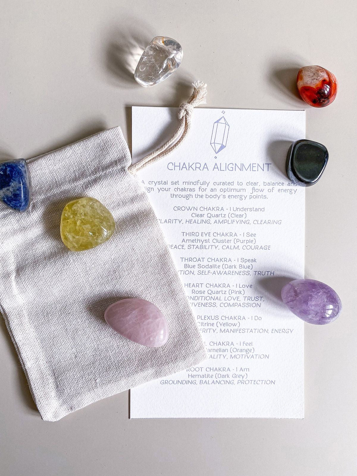 Stone Magic——Natural Crystal Healing Set