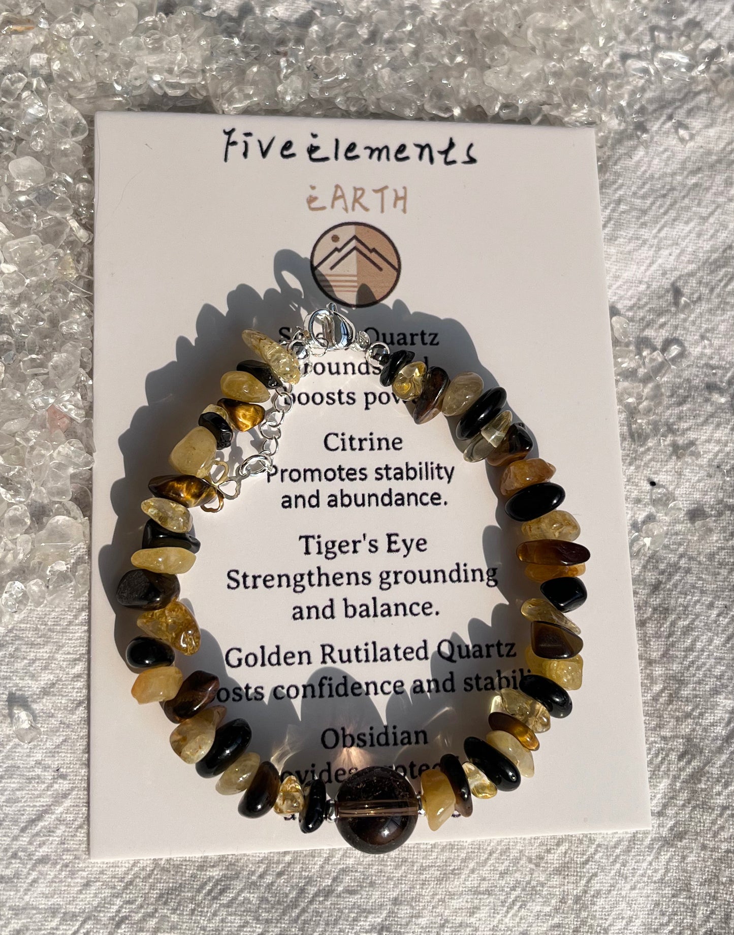 Five Elements Crystal Bracelet——Earth Elements