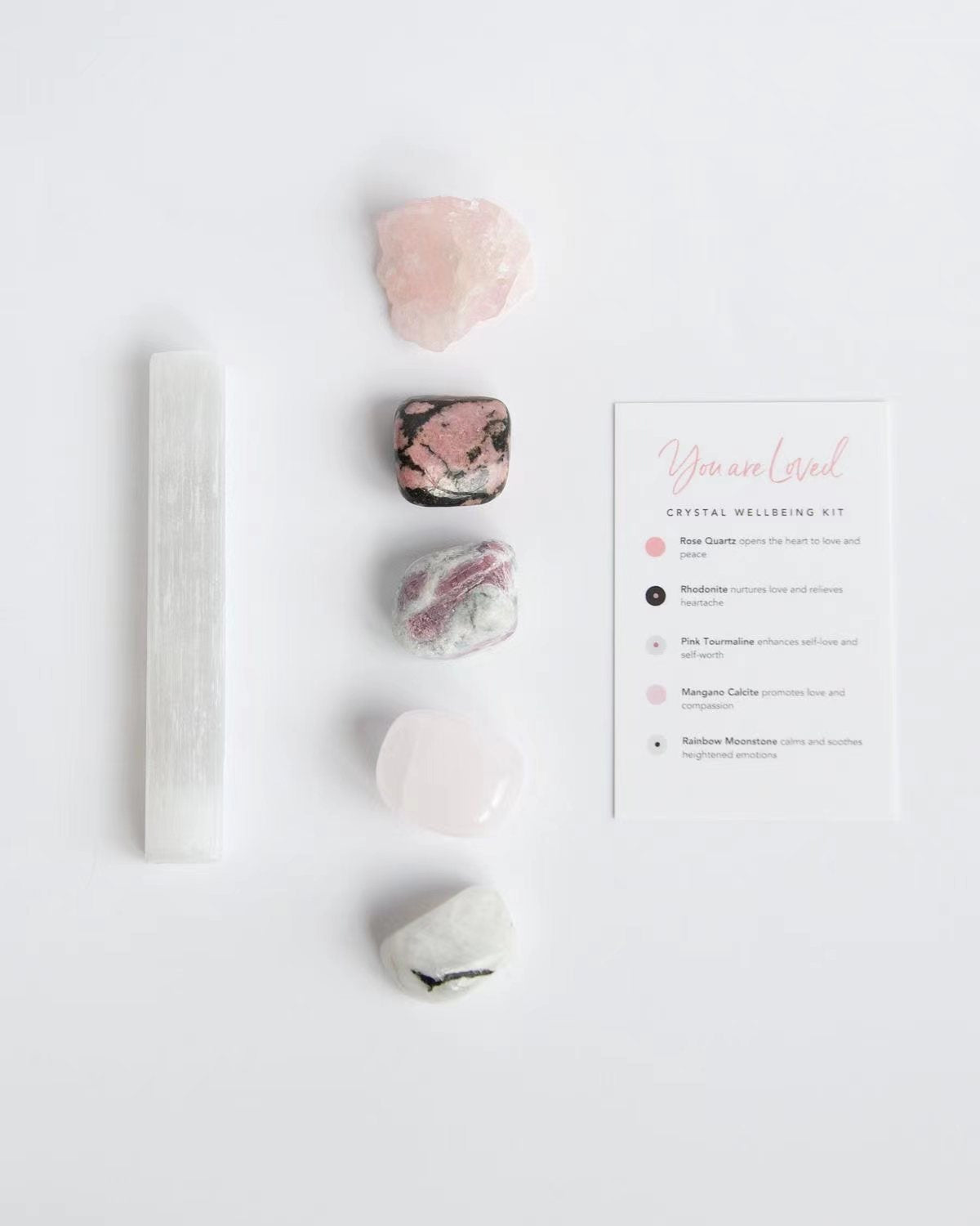 Natural Premium Crystal Healing Stones Set