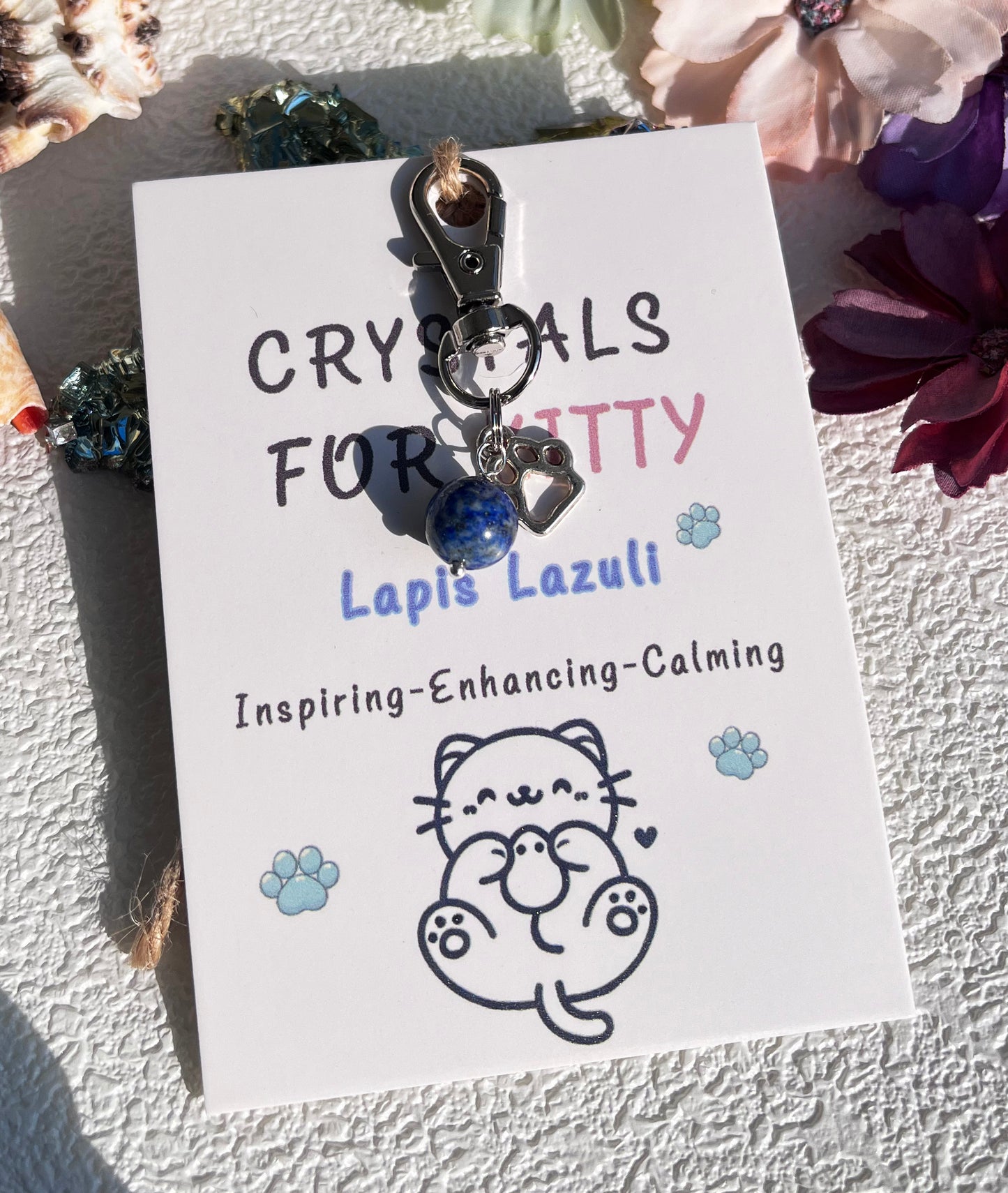 Exclusive Energy Guardian for Cats: Crystal Pendant for Cat Collars