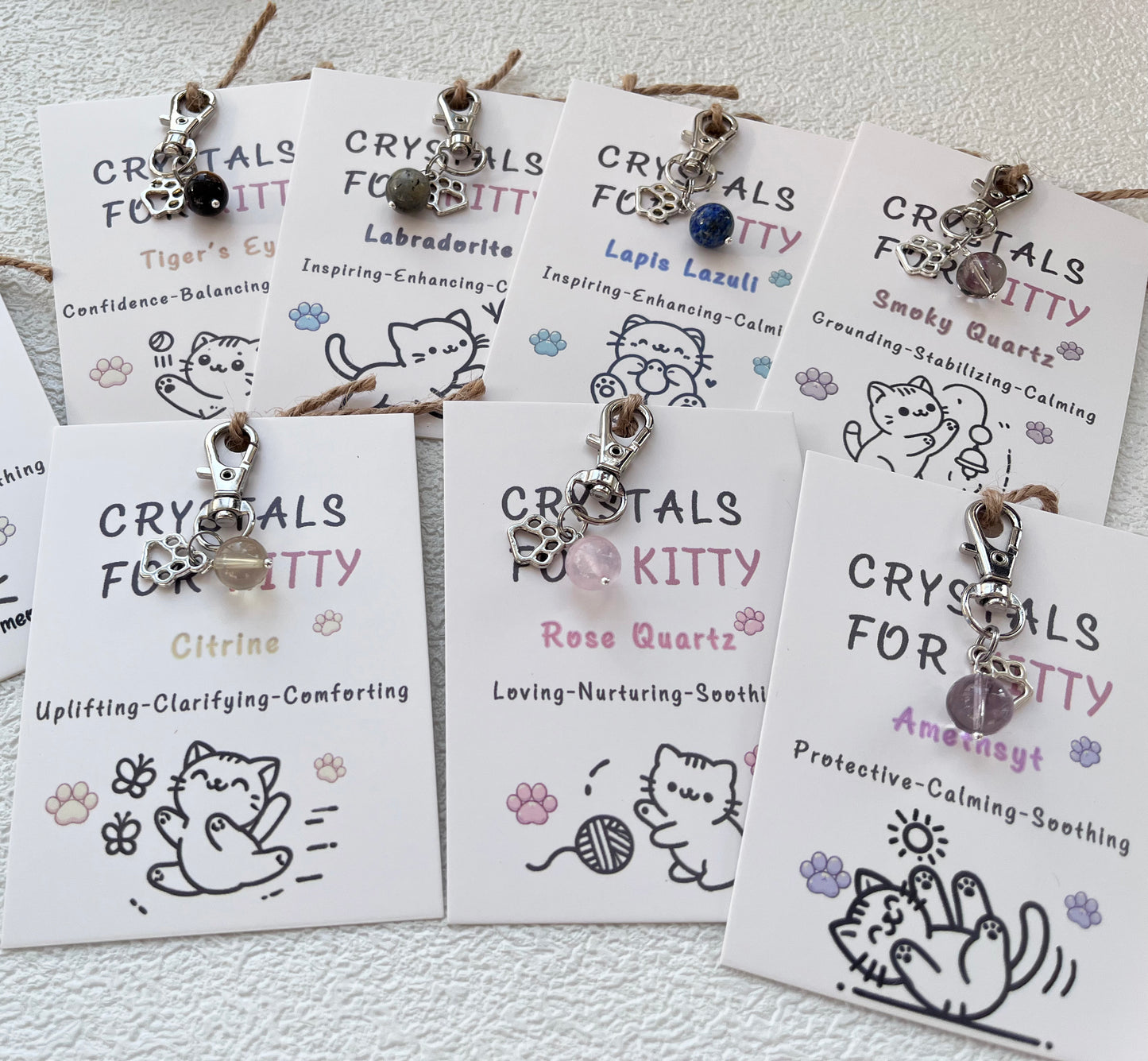 Exclusive Energy Guardian for Cats: Crystal Pendant for Cat Collars