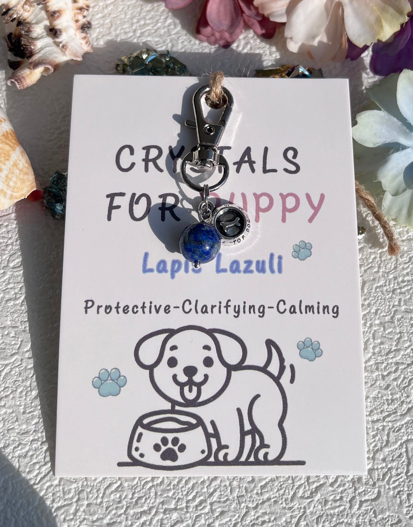 A Touch of Elegance and Energy for Your Dog: Crystal Pendant for Dog Collars