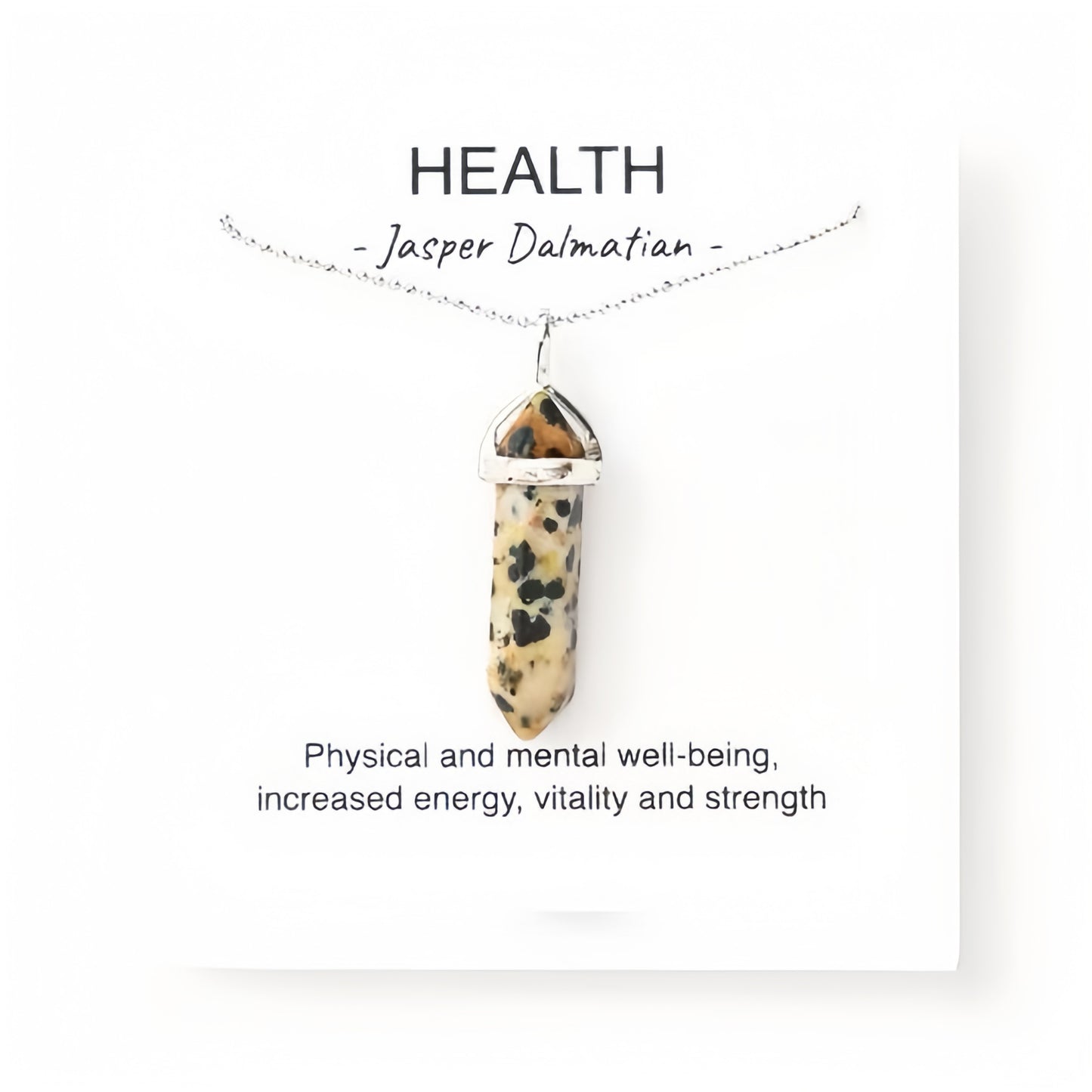 Health - Dalmatian Jasper Pendant