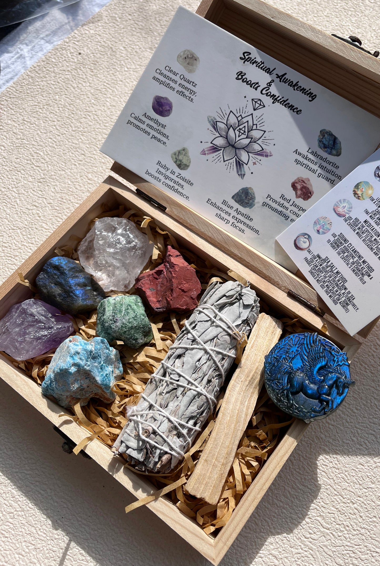 Awakening Spirituality and Confidence Crystal Combination