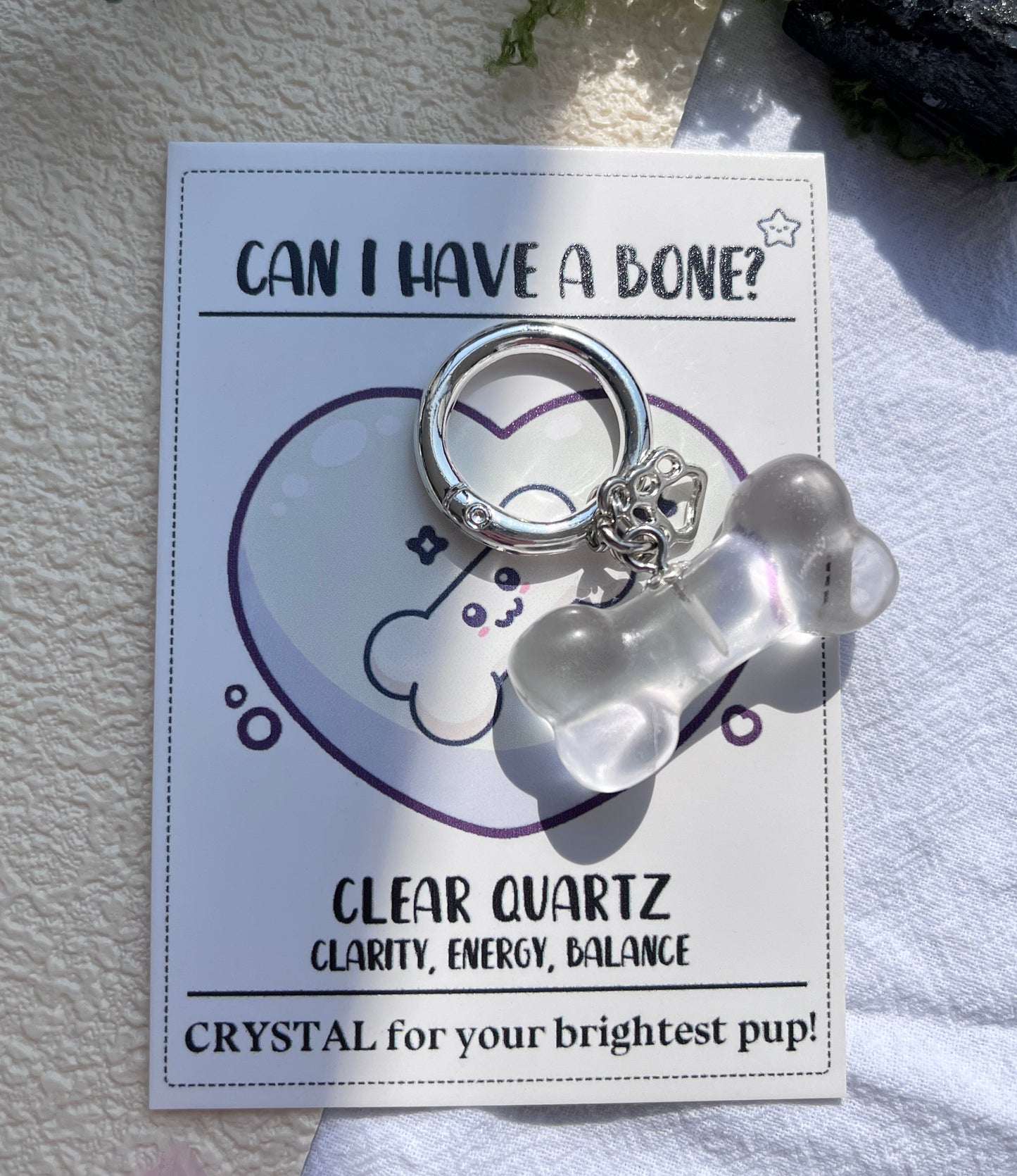 Sparkling Crystal Bone: Happiness Tail-Wagging High!