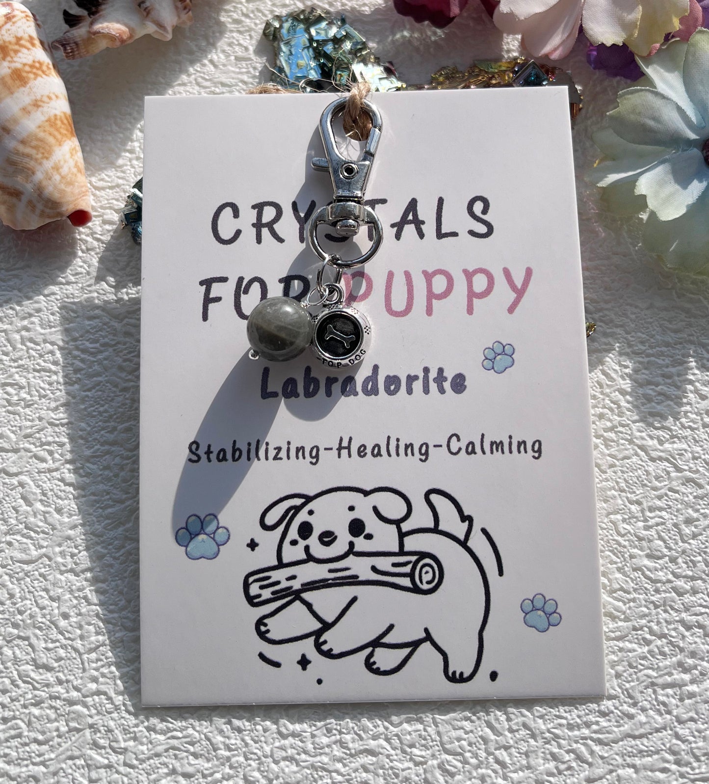 A Touch of Elegance and Energy for Your Dog: Crystal Pendant for Dog Collars