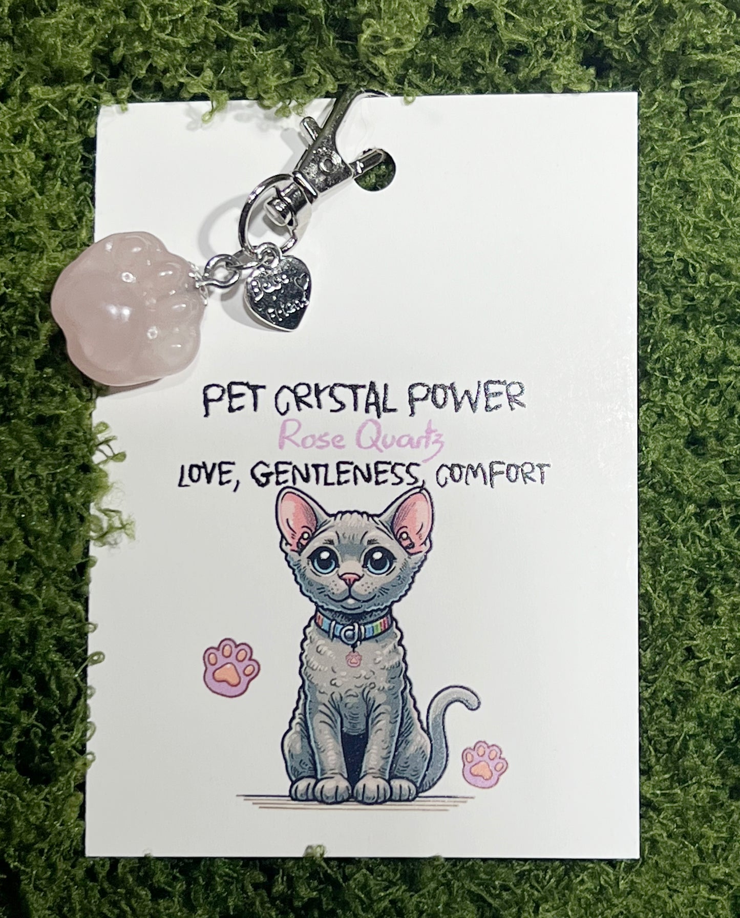 Crystal Cat Paw Pet Pendant——Gentle Comfort for the Soul