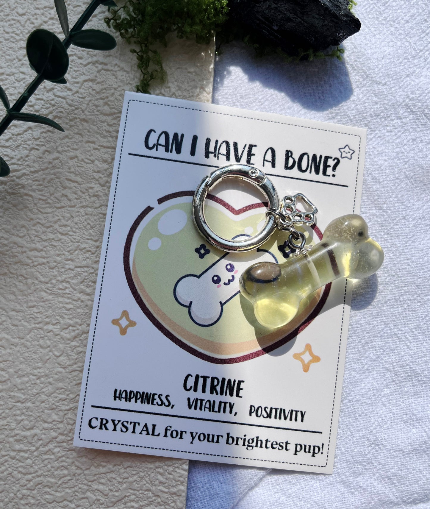 Sparkling Crystal Bone: Happiness Tail-Wagging High!
