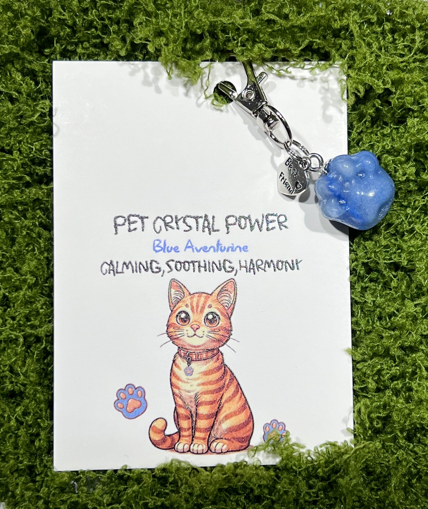 Crystal Cat Paw Pet Pendant——Gentle Comfort for the Soul