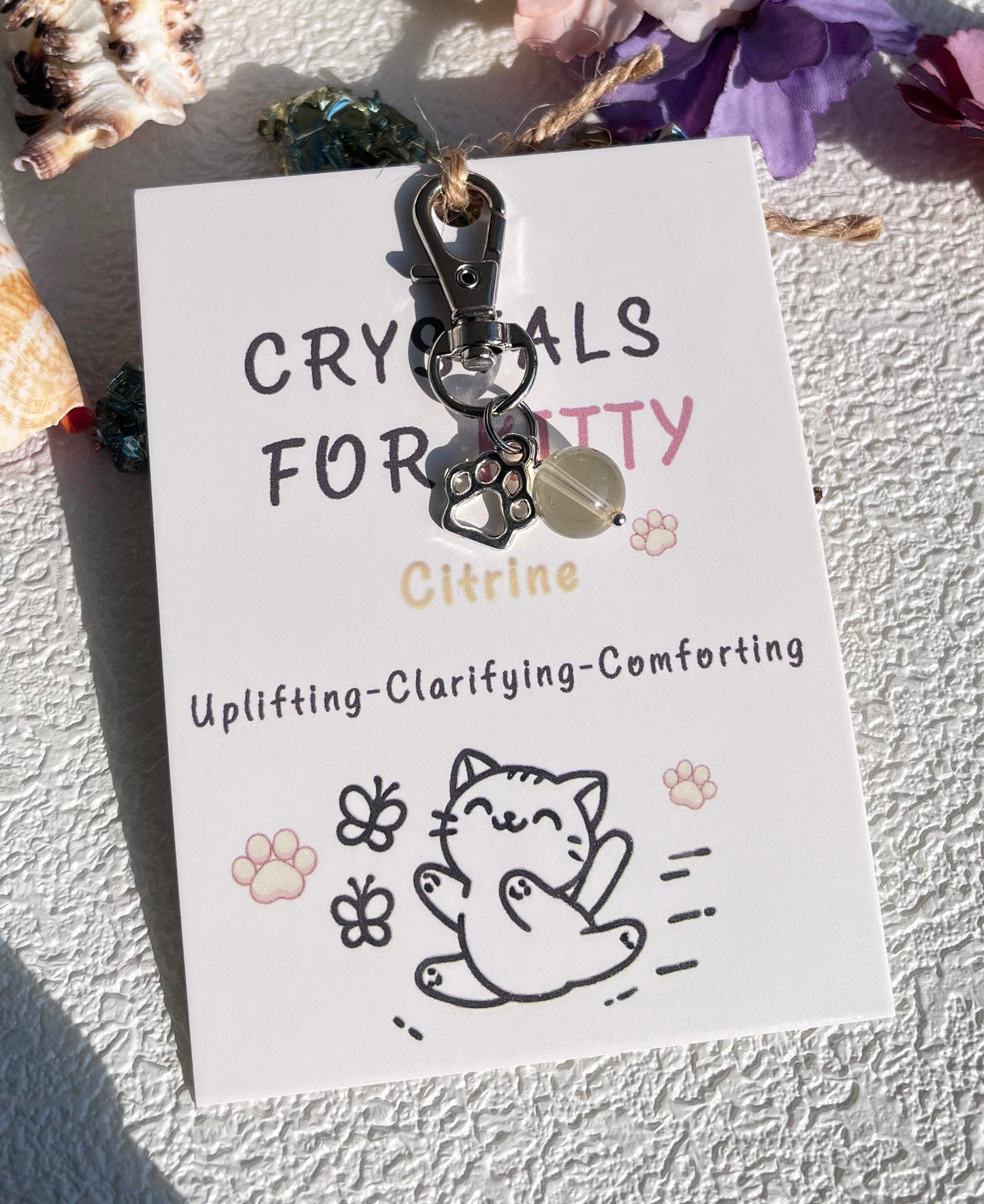Exclusive Energy Guardian for Cats: Crystal Pendant for Cat Collars