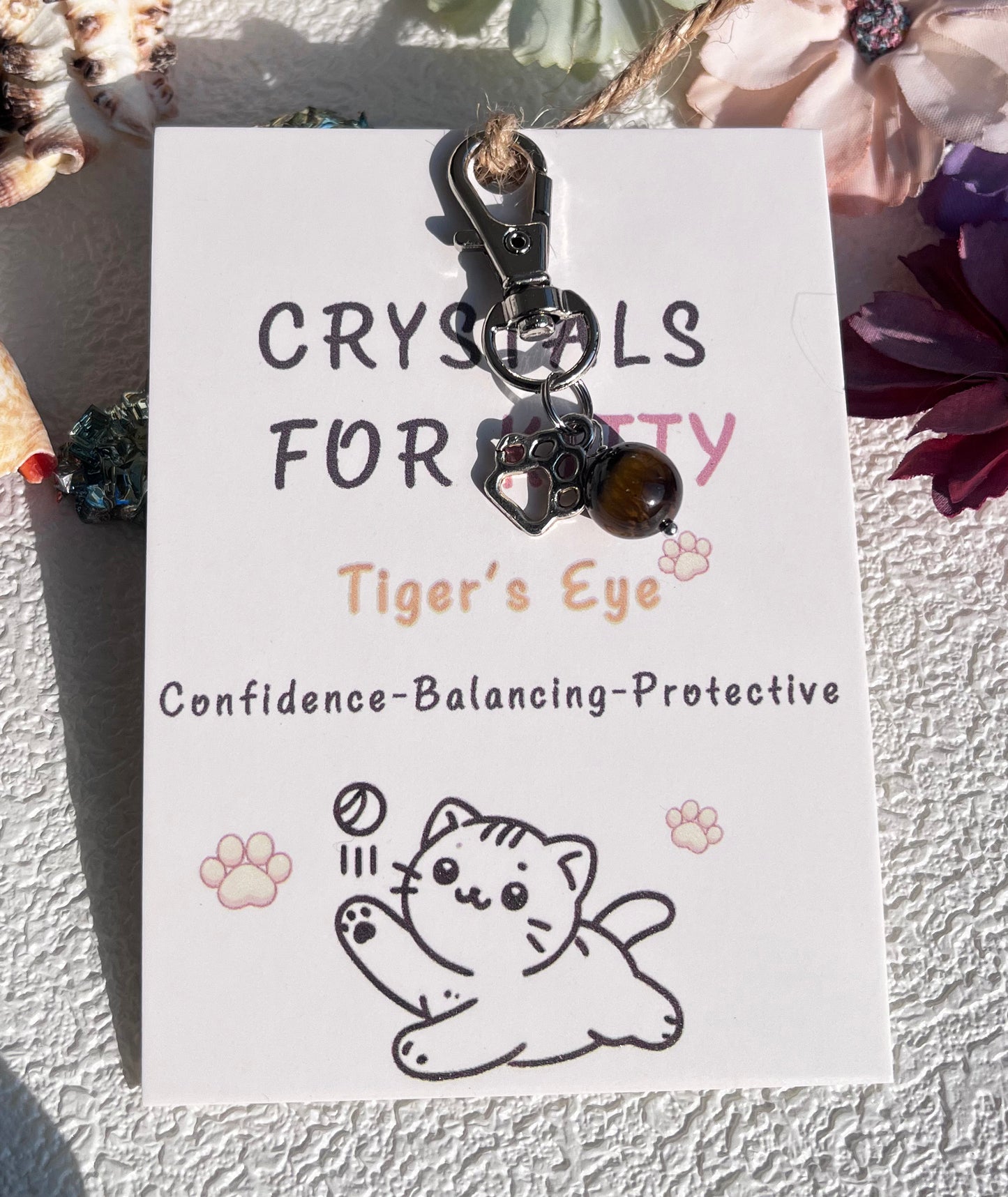 Exclusive Energy Guardian for Cats: Crystal Pendant for Cat Collars