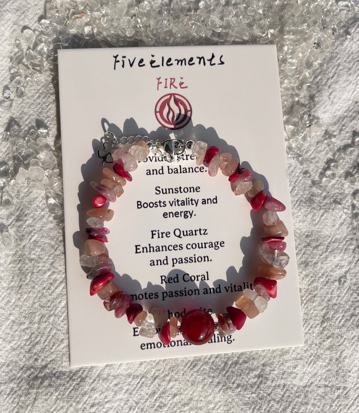 Five Elements Crystal Bracelet——Fire Elements