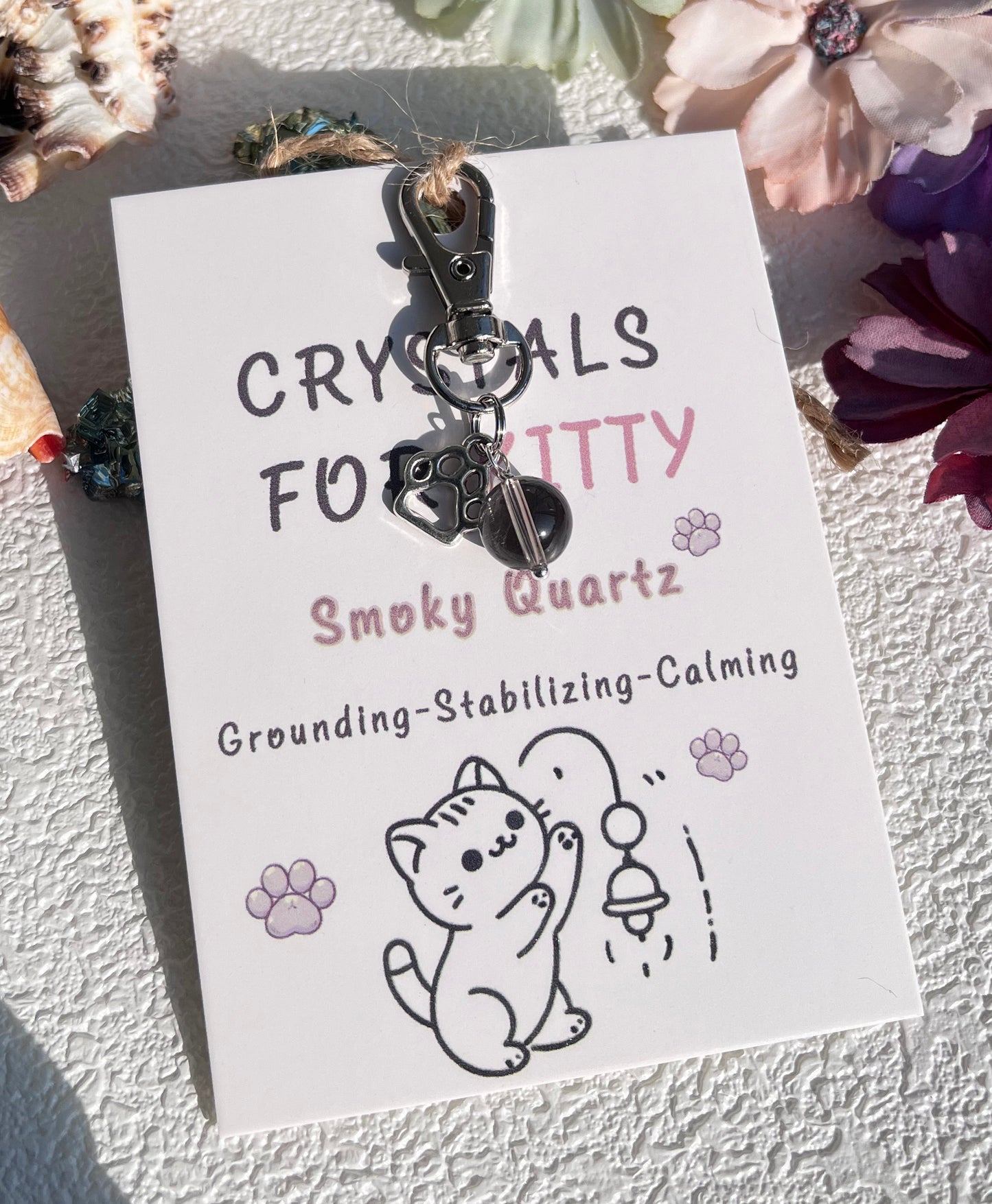 Exclusive Energy Guardian for Cats: Crystal Pendant for Cat Collars