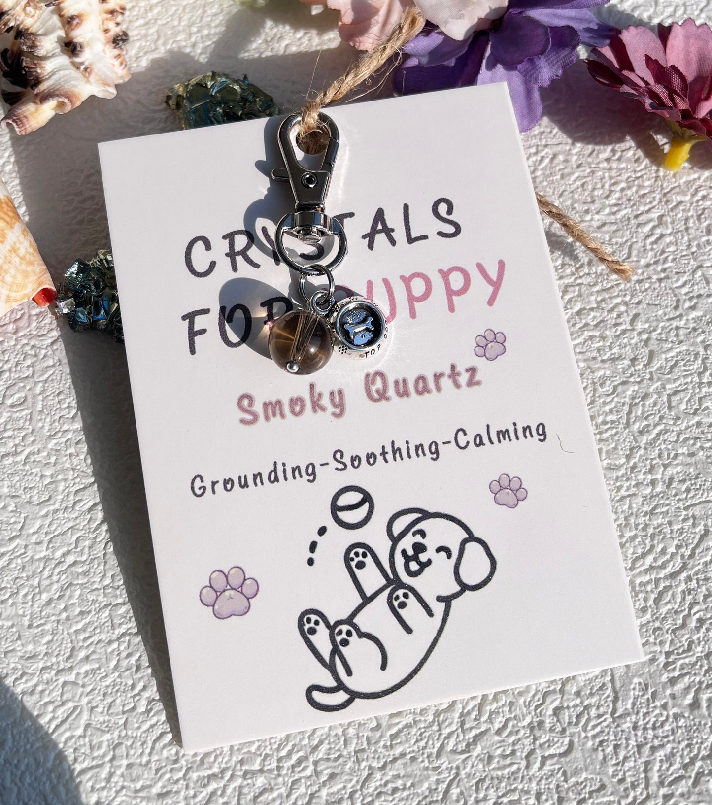 A Touch of Elegance and Energy for Your Dog: Crystal Pendant for Dog Collars