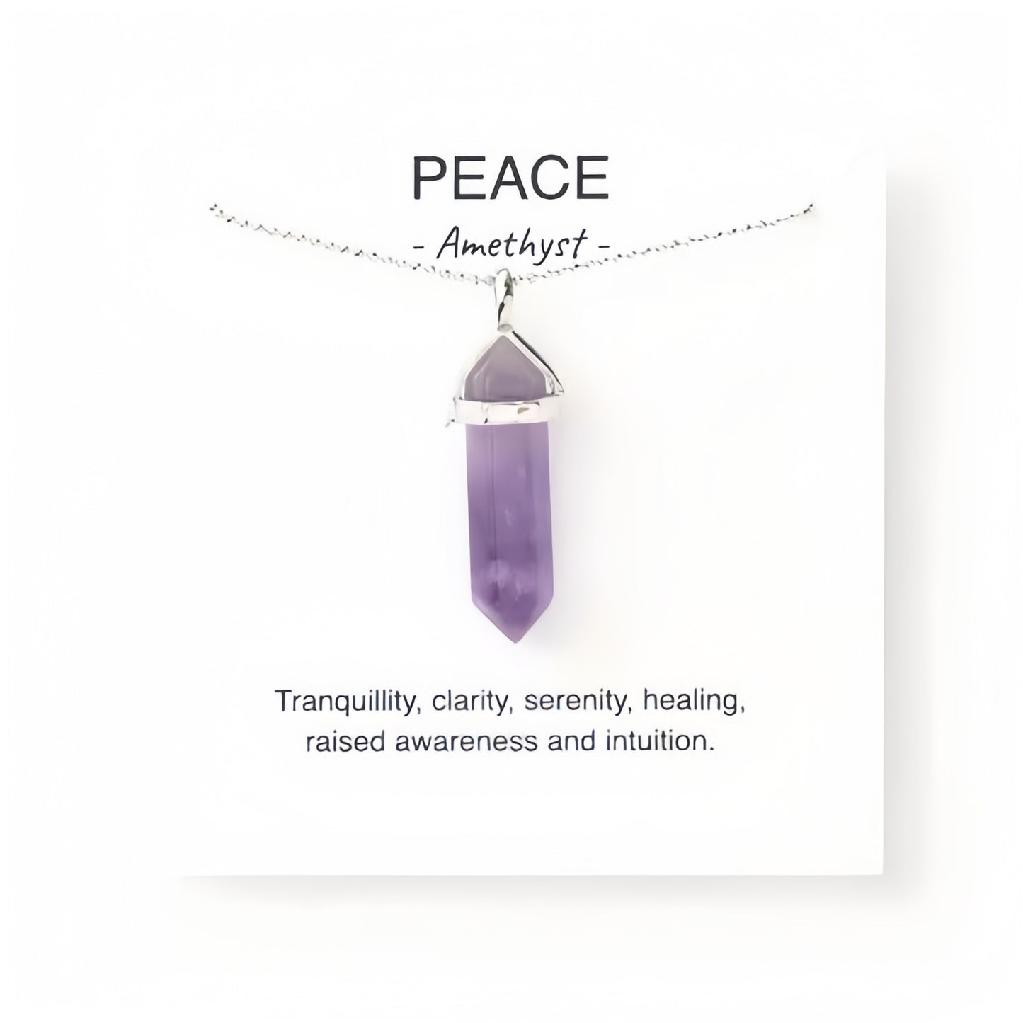 Peace - Amethyst Pendant