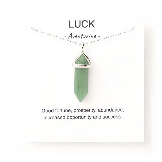 Luck - Green Aventurine Pendant