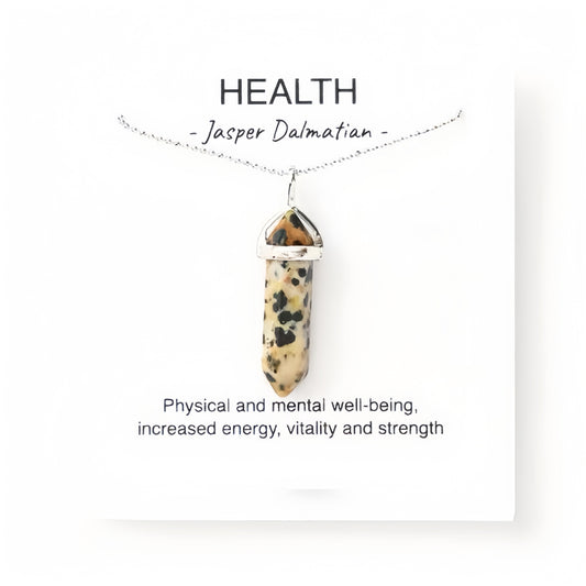 Health - Dalmatian Jasper Pendant