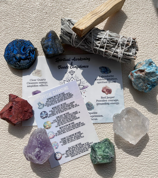 Awakening Spirituality and Confidence Crystal Combination