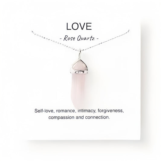 Love - Rose Quartz Pendant